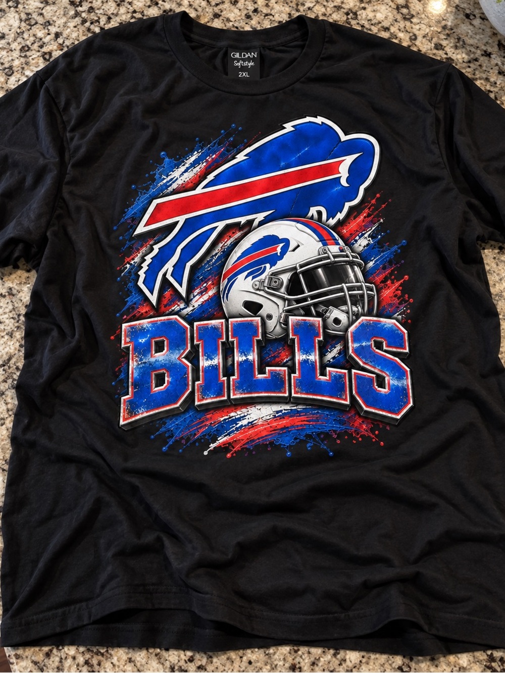 T-shirt with Buffalo Bills logo New Men’s 2x